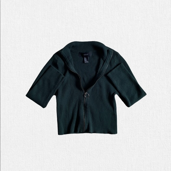 Forever 21 - Zip Up Shirt - Picture 4 of 5